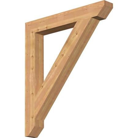 Ekena Millwork Traditional Slat Smooth Bracket, Western Red Cedar, 5 1/2"W x 42"D x 48"H BKT06X42X48TRA06SWR